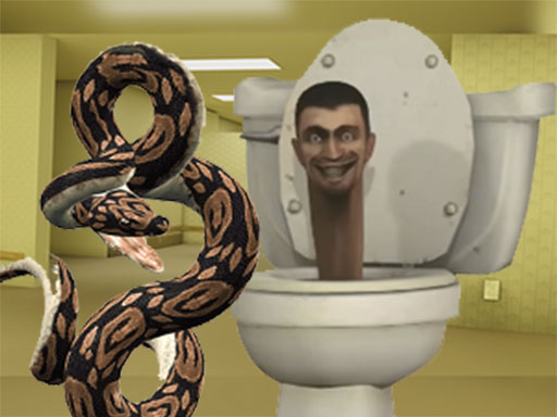 Python Snake Kill Skibidi Toiletten-Hinterzimmer