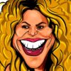 shakira funny face
