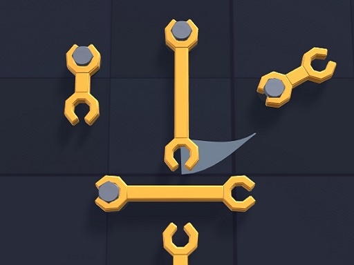 Schraubenschlüssel-Puzzle zum Entsperren